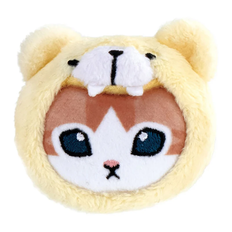 Bandai Mofusand Action Figures Model Cute Cat Plush Clip Ornament Official Genuine Gashapon Animal Clothing Kitten Hair Clip