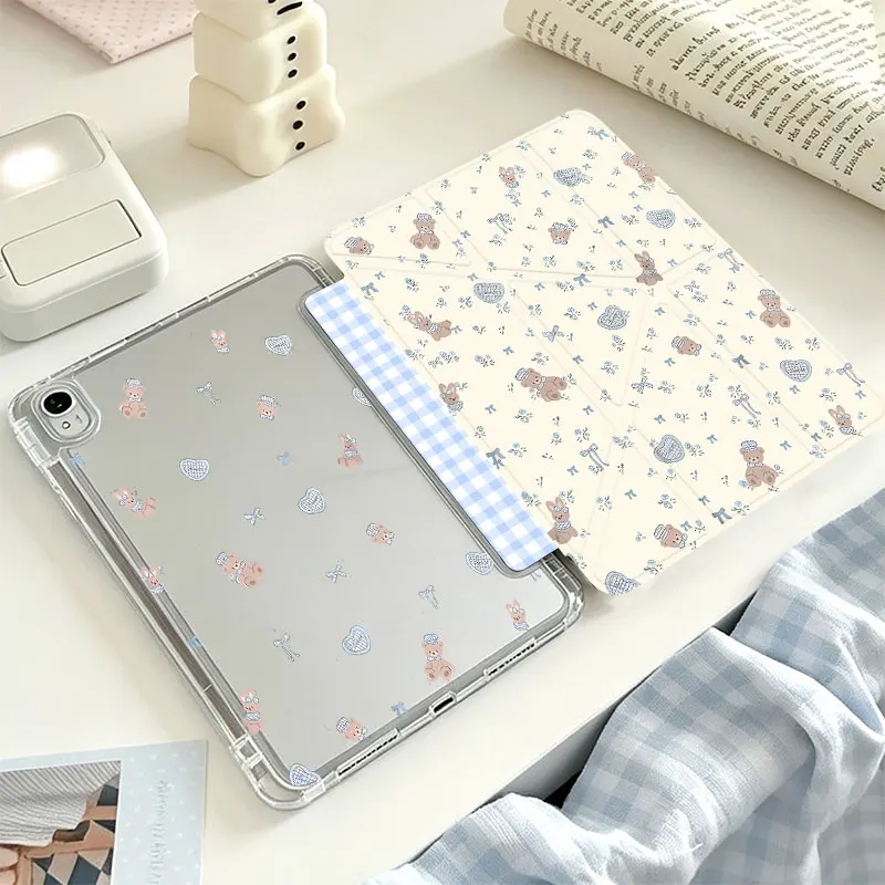 3+Y Fold Crystal Clear Case for Honor Pad X8 X9 Pro Huawei mini 8.8 Huawei 11.5 11.5S Honor X9/X9A 11.5 Huawei Matepad SE 11