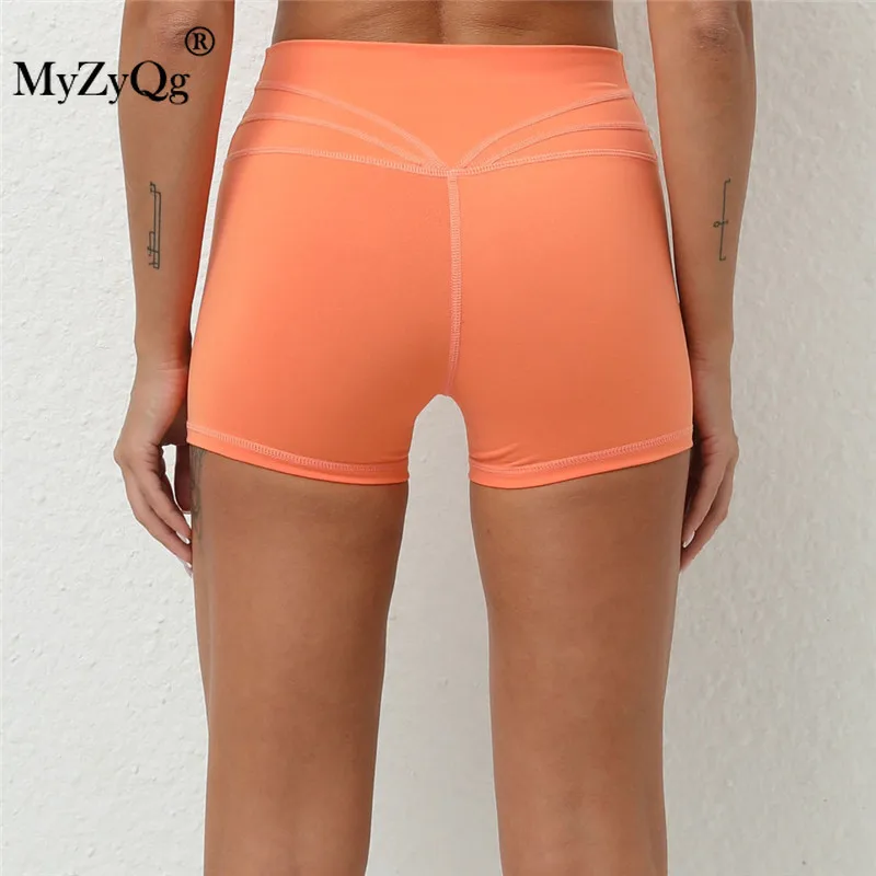 

MyZyQg Women Elastic Push Up Yoga Shorts Lift Hips and Abdominal Compression Fitness Gym Wearing Running Pants