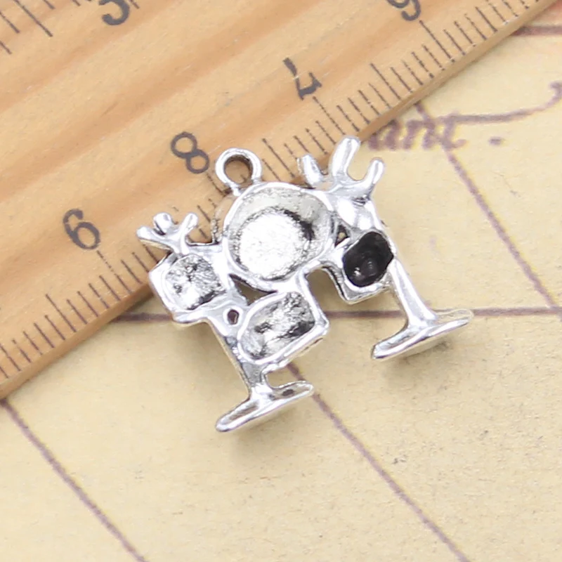 10pcs Charms Musical Instruments  Drum Kit 20x21mm Tibetan Silver Color Pendants Antique Jewelry Making DIY Handmade Craft