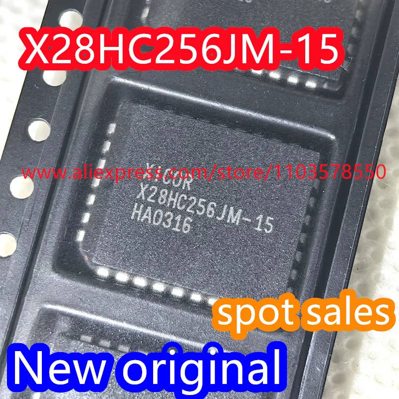 10PCS 100% Brand new original X28HC256JM-15 X28HC256 erasable programmable ROM package PLCC32