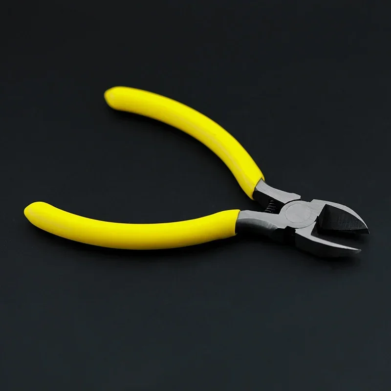 3 Types 5inch Mini Yellow Color Hand Pliers Repair Tools Cutting Zippers Pull Needles Wires  Scissors Handmaking