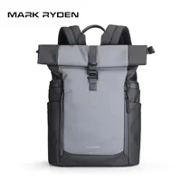 MARK RYDEN Men's Backpack Water Repellent Rolltop Backpack 17 inch Laptop Bag- Light Line Series