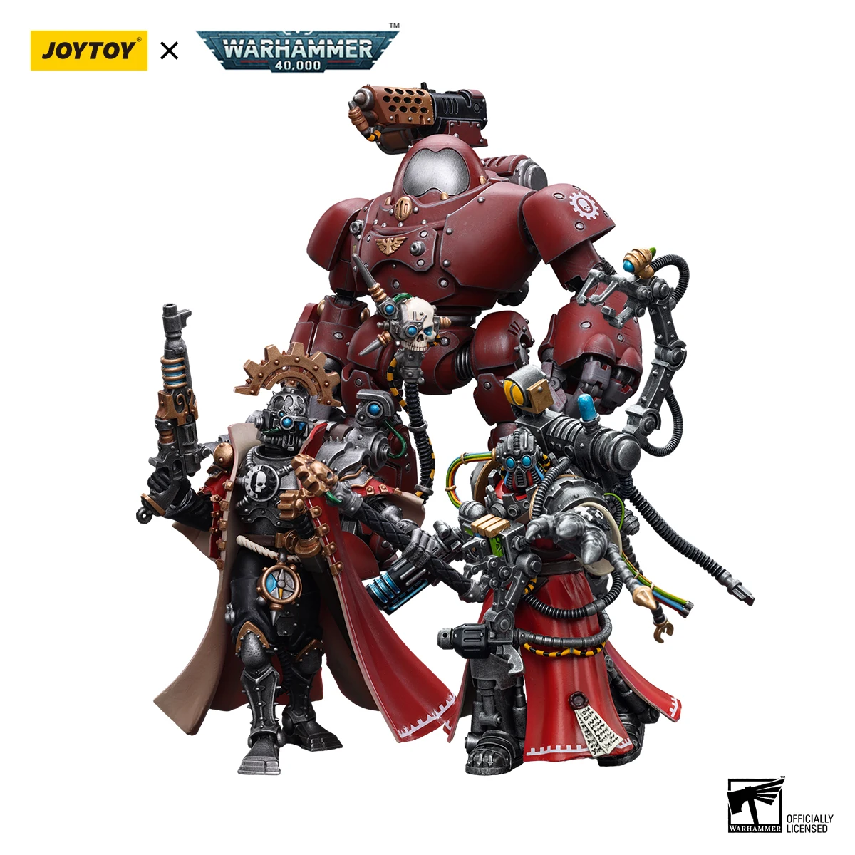 JOY TOY 1/18-figura de acción de Warhammer 40K, modelo militar de colección, Adeptus Mechanicus y Dark Angels, envío gratis