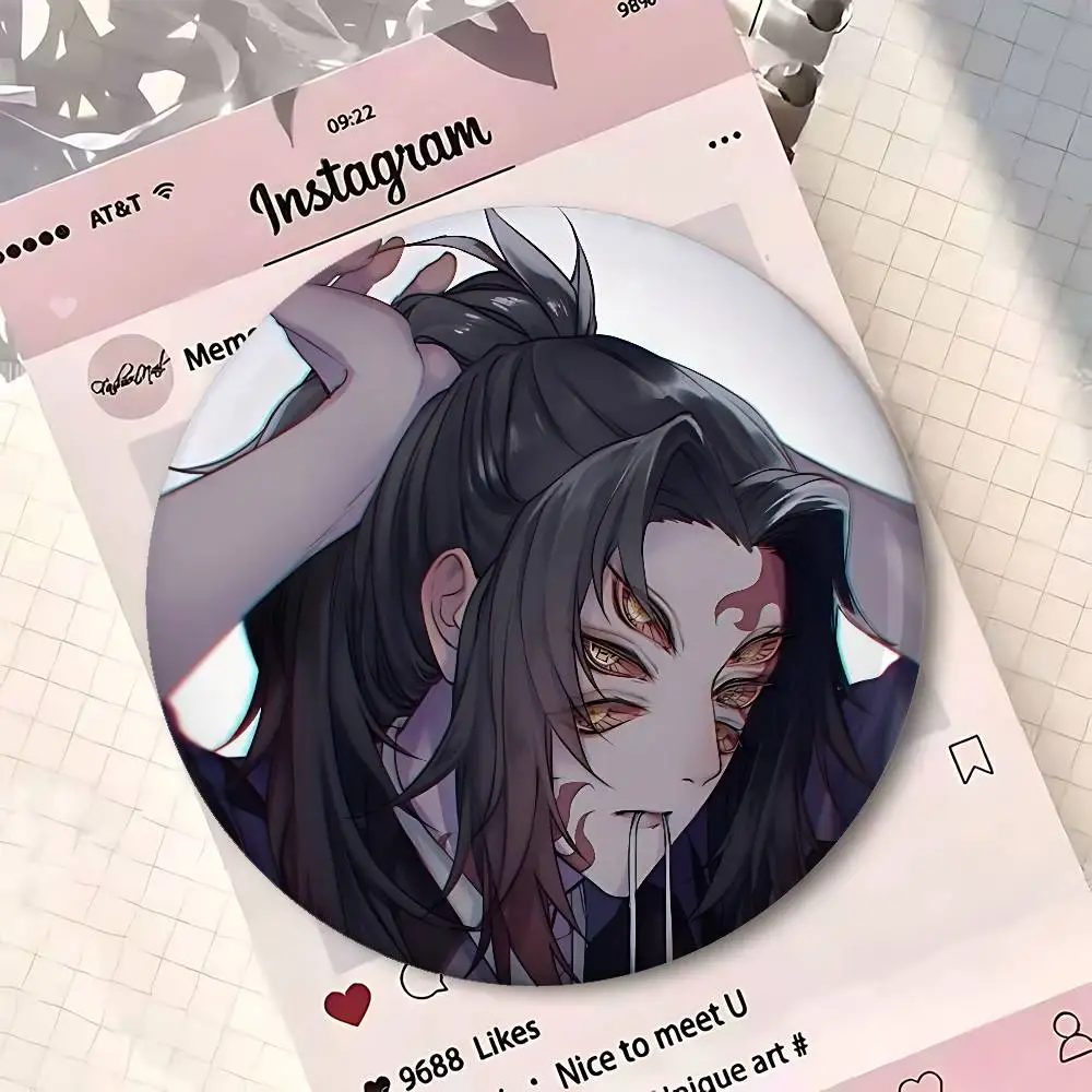 K-kokushibos O-السراويل الفنية شارات زر PinsBrooch الإبداعية مضحك يقتبس شارة الملابس على ظهره مجوهرات هدية للأطفال الأصدقاء