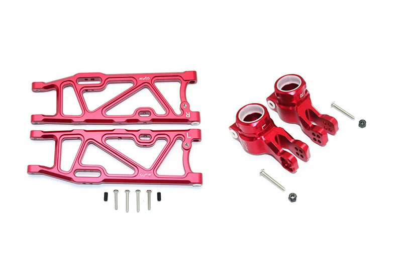 GPM Aluminum Rear Lower Arms+Rear Knuckle Arms For ARRMA 1/8 KRATON, OUTCAST