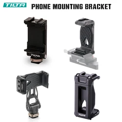TILTA TA-PMB Adjustable Cold Shoe Phone Mounting Bracket with Cold Shoe Mount Phone Clamp ARCA Rotatable