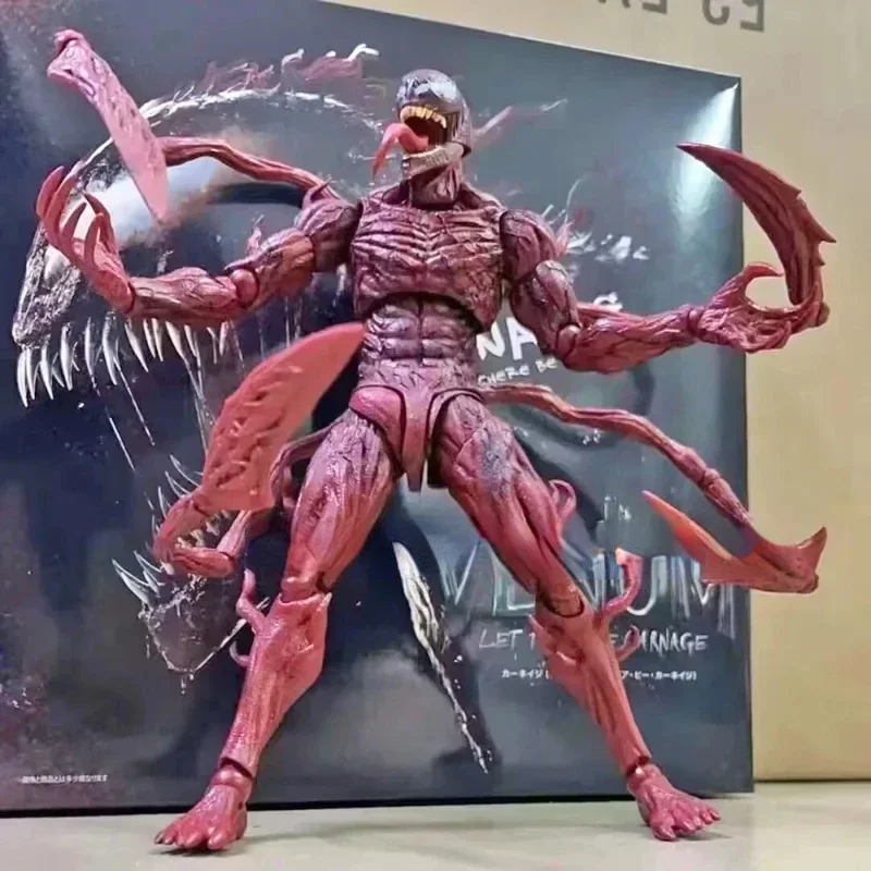 In Stock SHFiguarts Venom Red Venom Carnage Venom 2 Let There Be Carnage Anime Action Figure Model Collection Toy Hoilday Gift