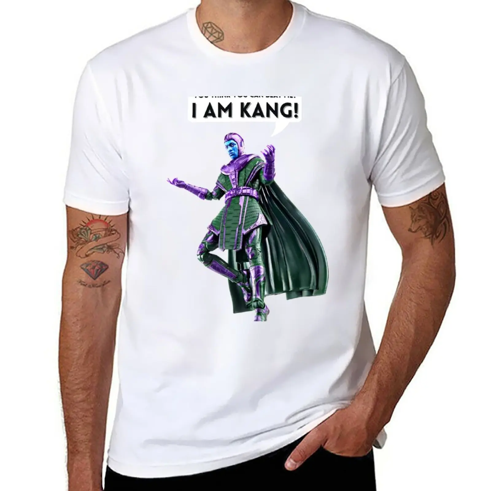 New Kang the Conqueror in quantumania Jonathan Majors T-Shirt T-shirt short aesthetic clothes heavy weight t shirts for men