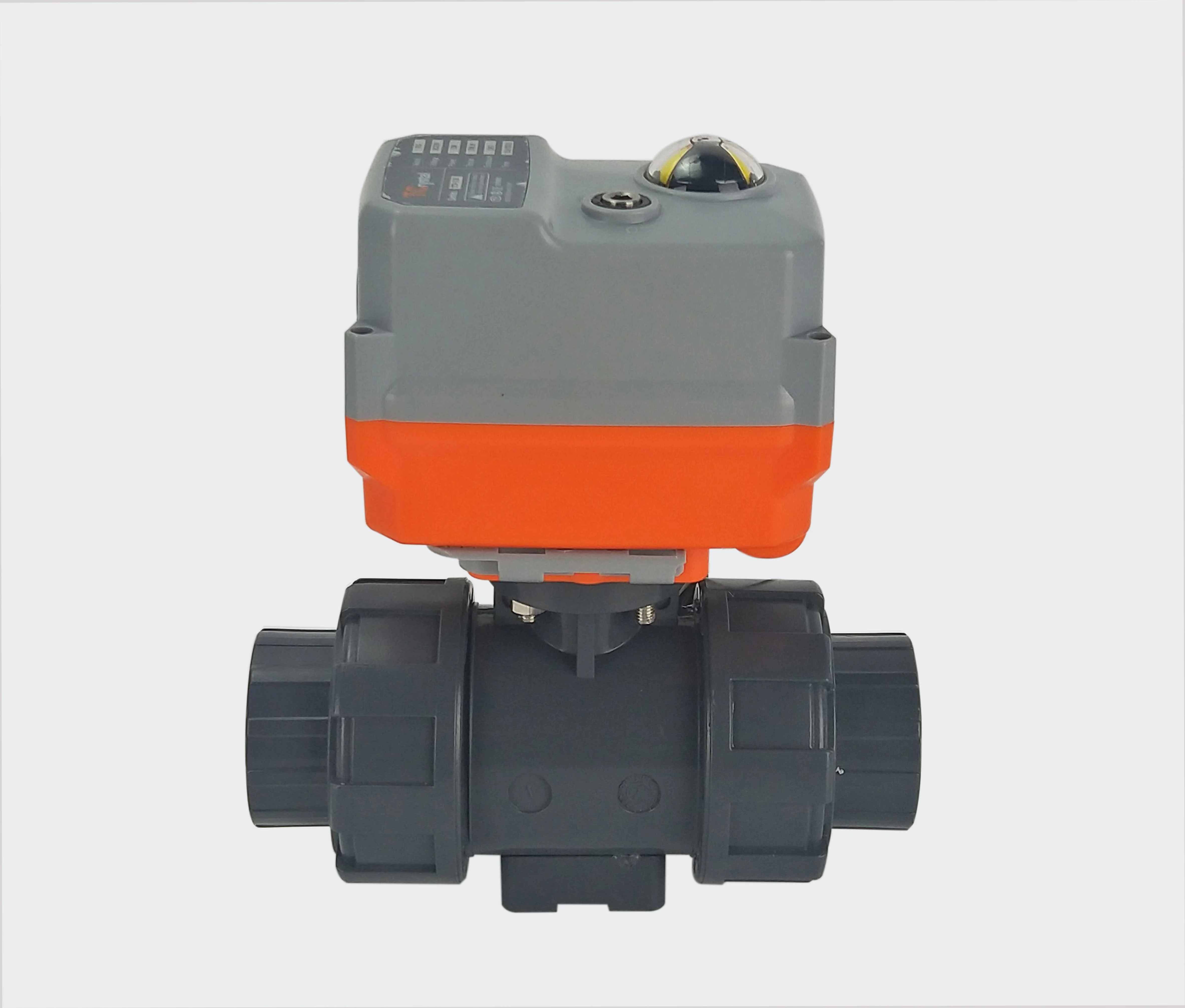 Motorized UPVC 2-way ball valve DC24V / On-Off Type /Socket End (DIN standard)