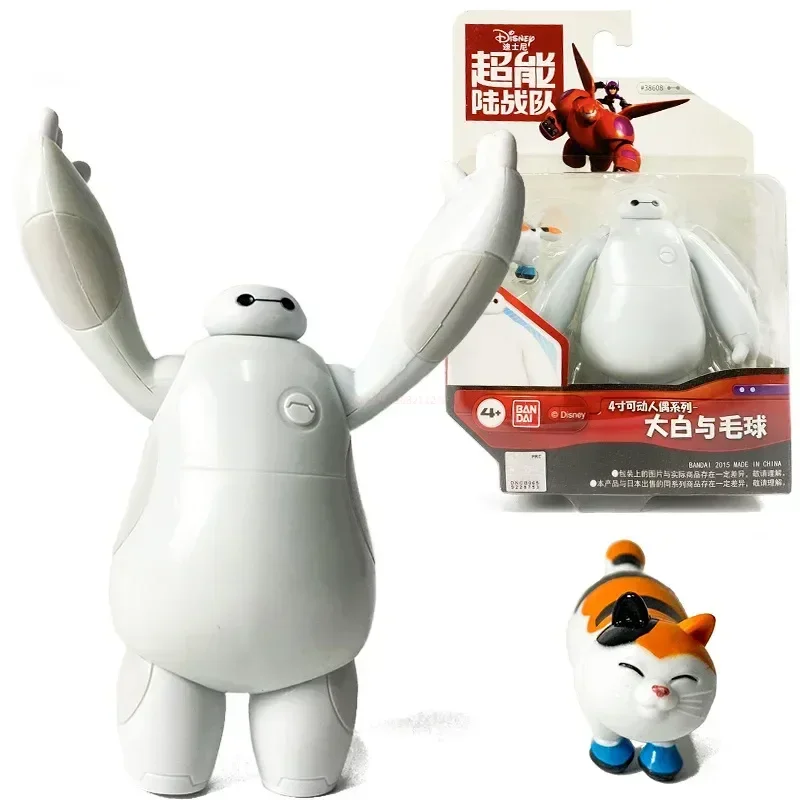 Caliente 16cm dibujos animados Big Hero 6 Baymax Fat Man Anime figuras de juguete modelo Baymax muñeca Pvc figura de acción modelo ensamblado regalos de cumpleaños