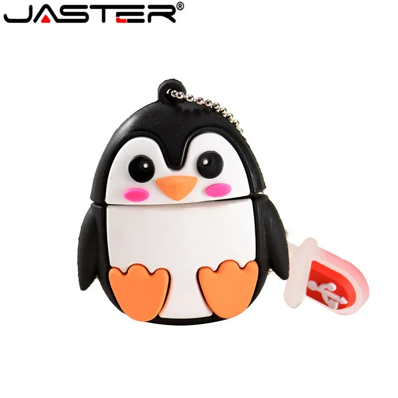 JASTER Cute penguin owl fox pen drive cartoon usb flash drive pendrive 4GB 8GB 16GB 32GB 64GB U disk animal memory stick gift