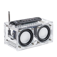 DIY Bluetooth Speaker 87.5-108MHZ FM Radio Stereo DIY Kit Bluetooth Speaker DIY Kit FM Radio Soldering Practice Kit