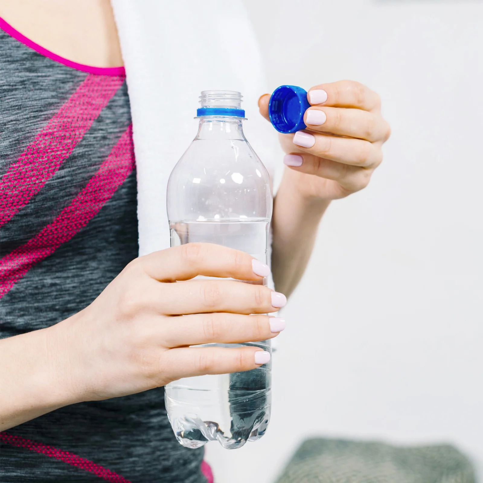 

100pcs Plastic Bottle Caps Colorful Diy Drawing Covers For Home School Art Class Reusable Safe Activity