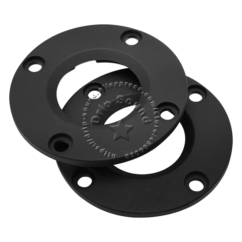 2 "بوصة المتكلم مكبر الصوت غطاء لوحة الزخرفية دائرة المتكلم لوحة ثابتة OD52mm 25 مللي متر حفرة 19 الأساسية ثلاثة أضعاف