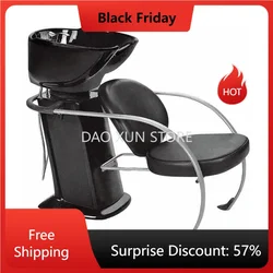 Fashion Hair Washing Station Chair Massage Water Circulation Shampoo Chair Hair Salon Sink Cabeceiras Salon Equipment MQ50SC