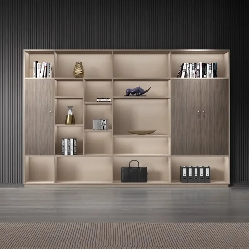 

Office File t Bookcase Wooden File Storage Cabinet Locker Boss File Floor Background