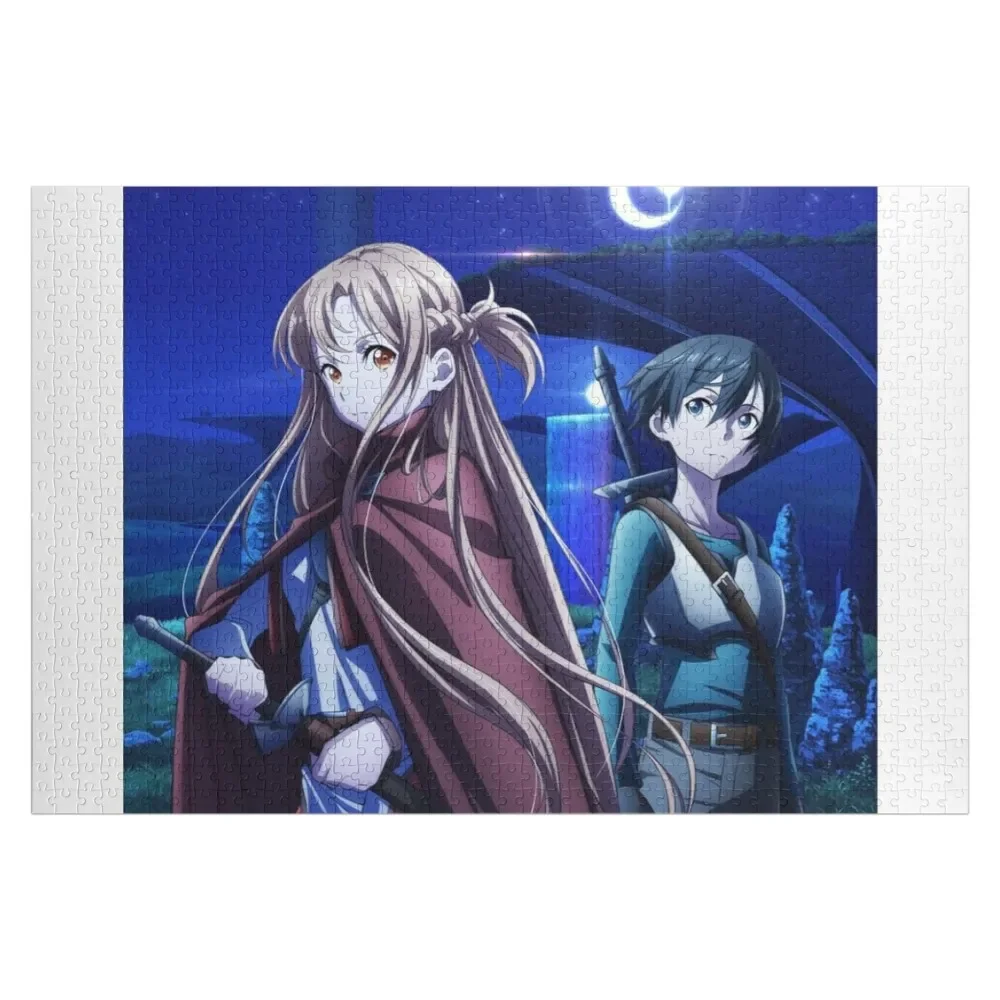 SAO Progressive Jigsaw Puzzle Personalized Toys Christmas Gifts Customs With Photo Wooden Animal Puzzle