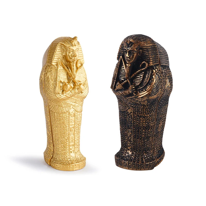 Altes Ägypten Mumie Sarg Ornament Abnehmbarer Harz Pharao Kleopatra Pyramide Gaze Geschenk Souvenir Simulation Kunsthandwerk – Detail 11