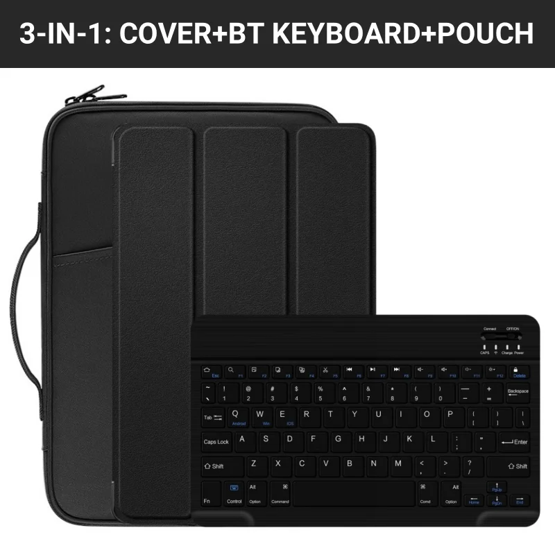 TCL AINote NXTPaper本体 ペン、カバー、キーボードカバー付き 3-IN-1 For TCL Nxtpaper Tab 11 9466X 9166G Smart Cover Case Funda