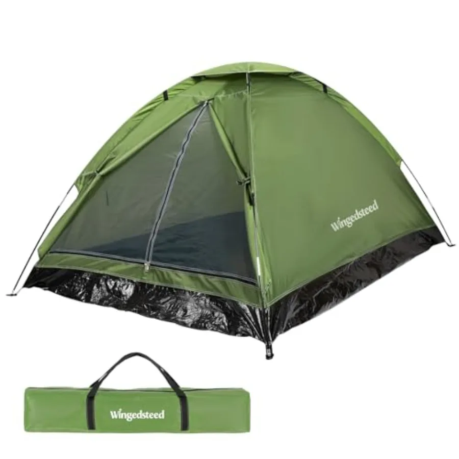 

Wingedsteed 2 Person Camping Tent Waterproof Portable Dome Tent for Hiking Backpacking, Easy Setup with Rainfly and Carry Bag