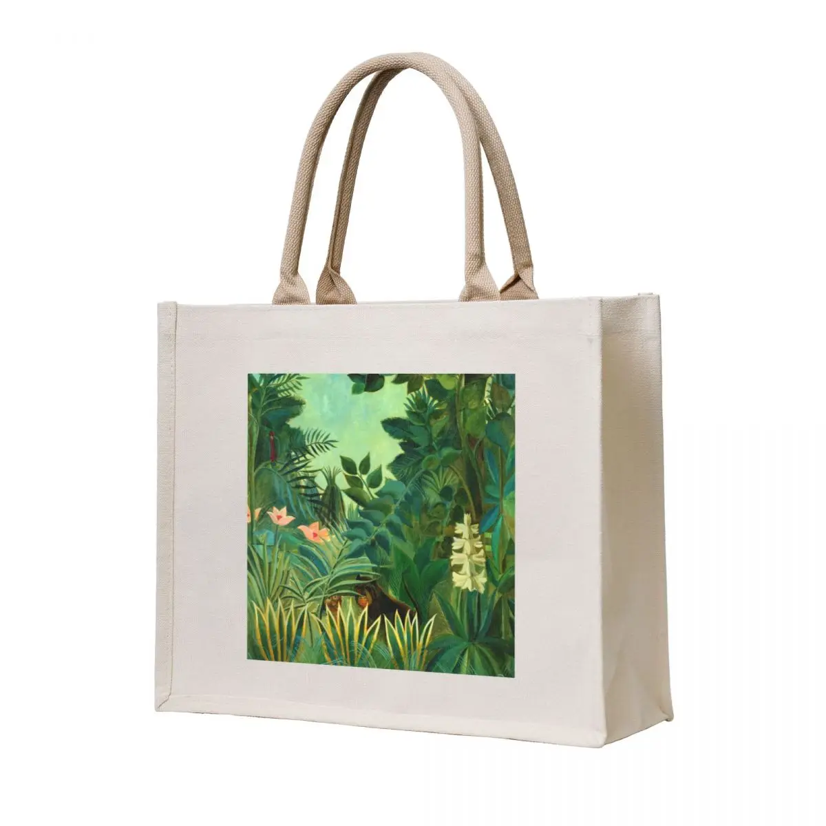 

Henri Rousseau The Equatorial Jungle, 1909 Tote Bag eco bag folding Women's handbag foldable reusable bag bags woman 2025