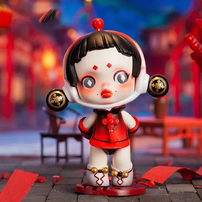 

DIMOO The New Year of Tiger SeriBlind Box Toys Mystery Box Original Action Figure Guess Bag Mystere Cute Doll Kawaii Model Gift