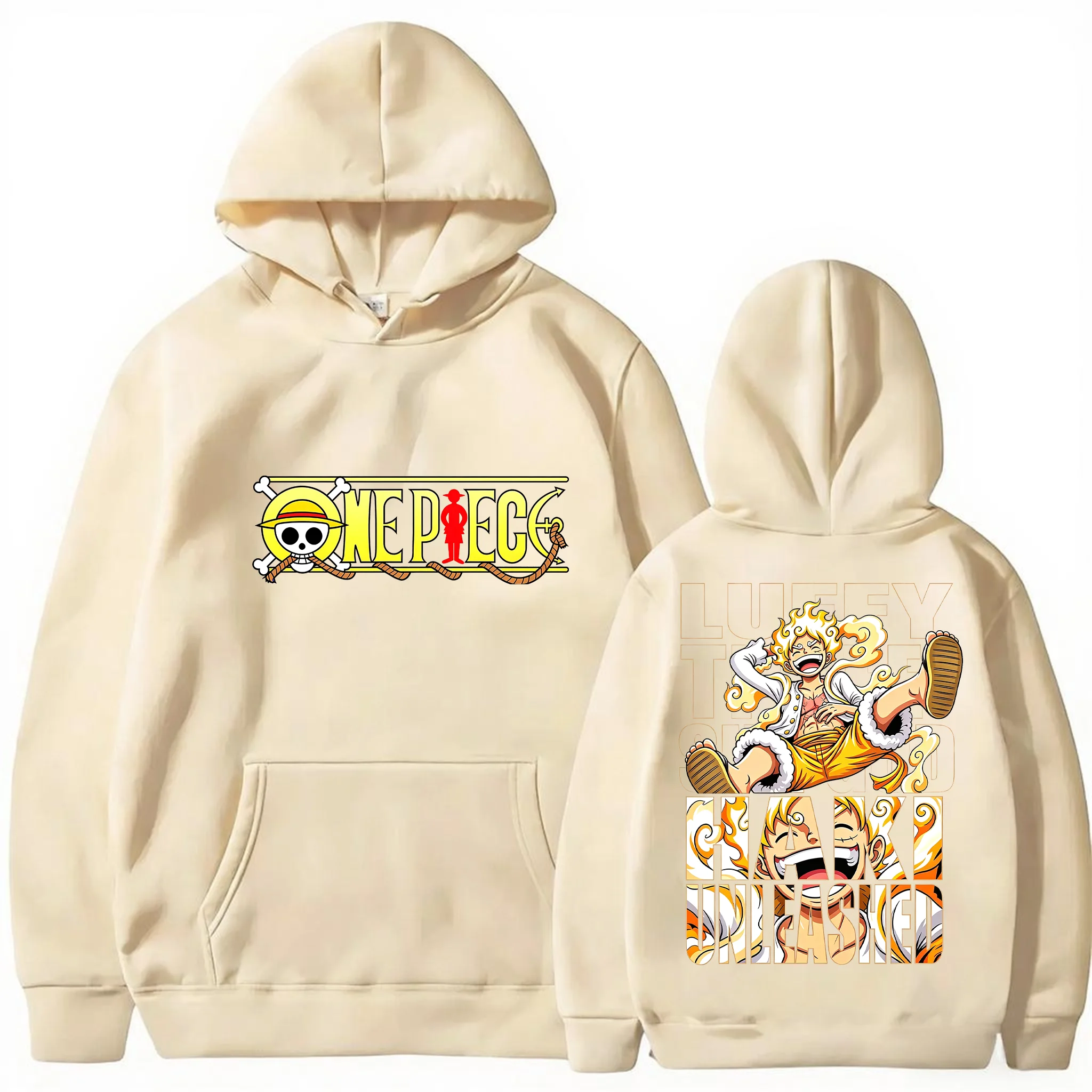 New Men's *One Piece* Hoodie (Fall/Winter 2026) – Featuring A Print of Luffy's 