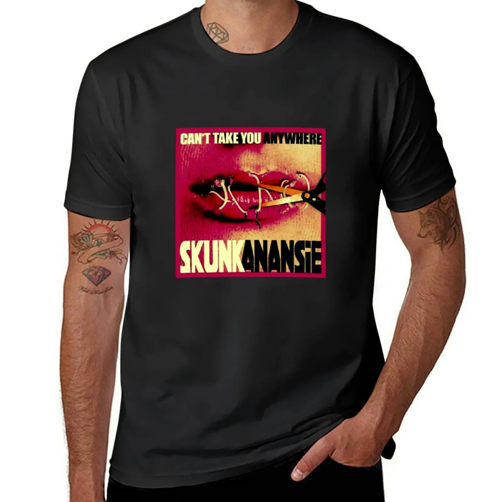 Skunk Anansie Logo beste Albumband T-Shirt aesthetic clothes sublime plus size tops clothes for men