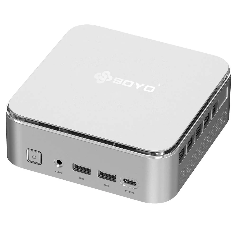 SOYO S4 Air Mini PC AMD R7-6850U 8C/16T NUCBOX 16GBDDR5 4800MHz 512GB NVME3.0SSD Windows 11 Pro AMD Radeon ™   Komputer Desktop 680M