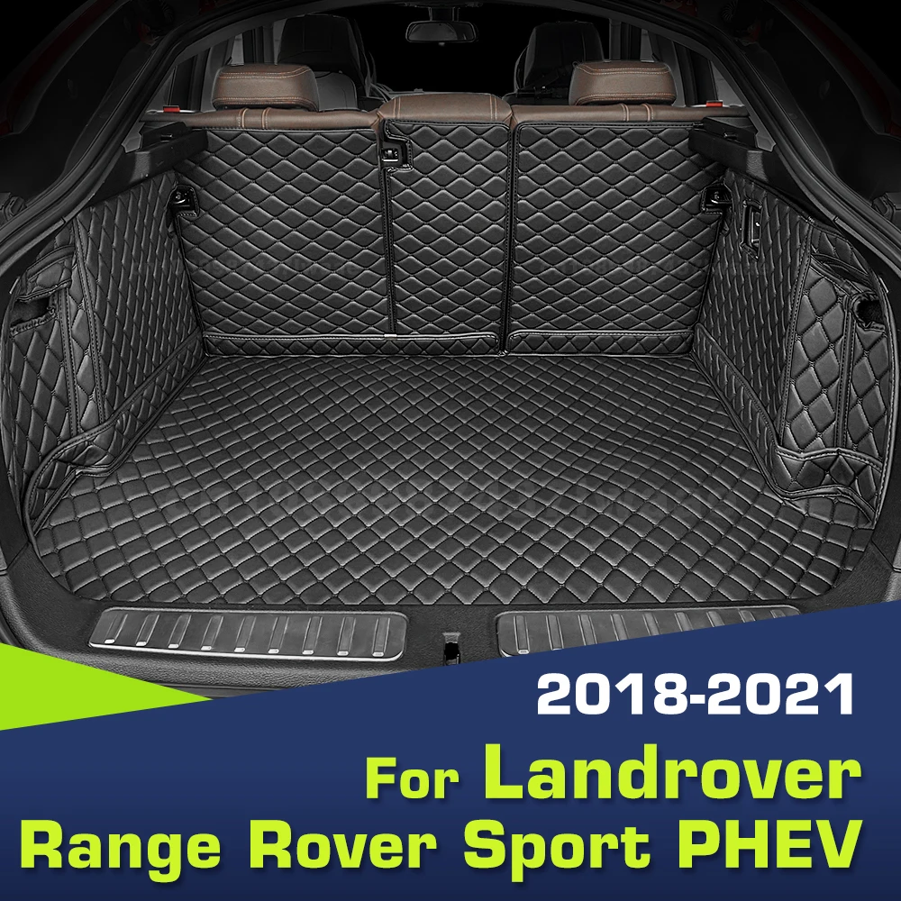 

Автоматический коврик в багажник с полным покрытием для Landrover Range Rover Sport PHEV 2018-2022 21 20 19, чехол для багажника автомобиля, аксессуары для интерьера