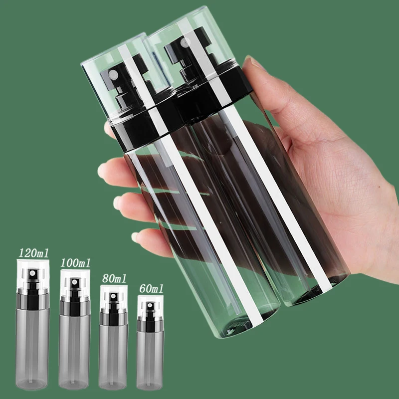 

24Pcs Empty 30/60/80/100/120ml Plastic Spray Bottles Portable Mini Cosmetic Fine Mist Travel Spray Container For Liquid Cleaning