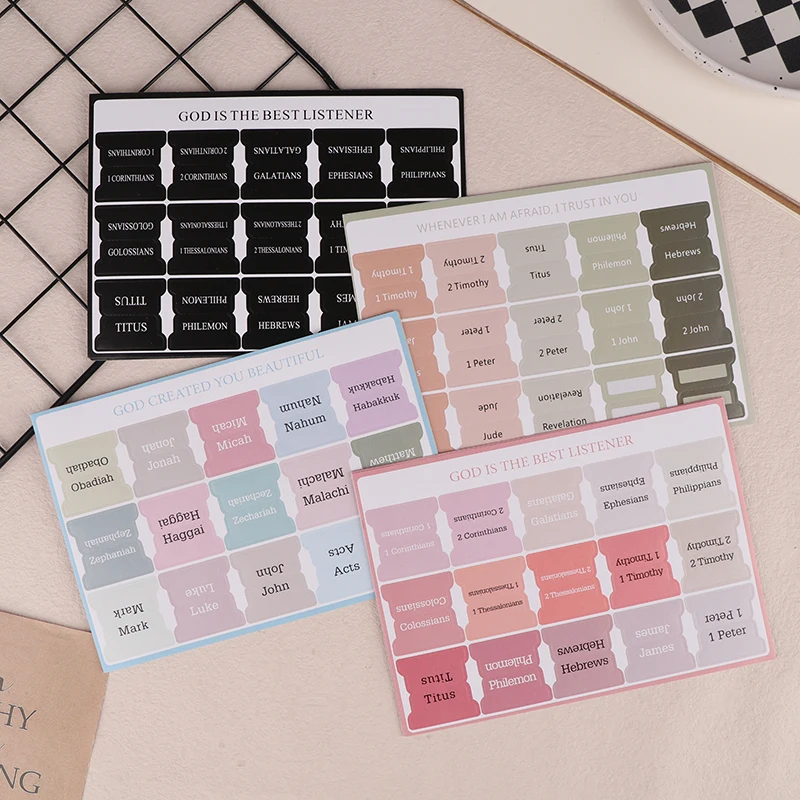 Bible Tabs 5 Tabs Boho Theme Laminated Bible Tabs For Women And Men Bible Tabs For Study Bible Bible Index Tabs
