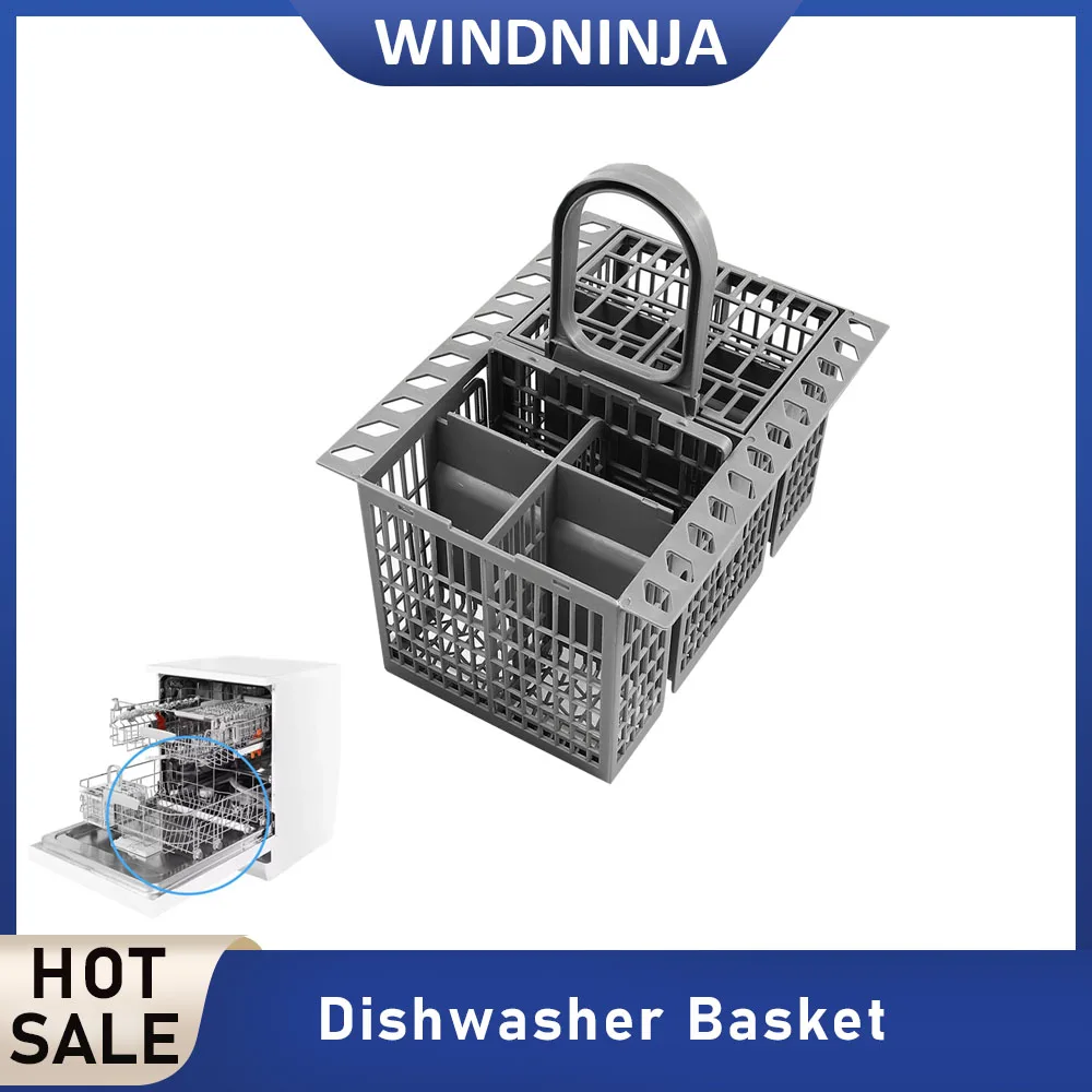 Dishwasher Basket Foldable Cutlery Holder Universal Knife Fork Storage Basket For GE Multifunctional Dishwasher Basket Parts