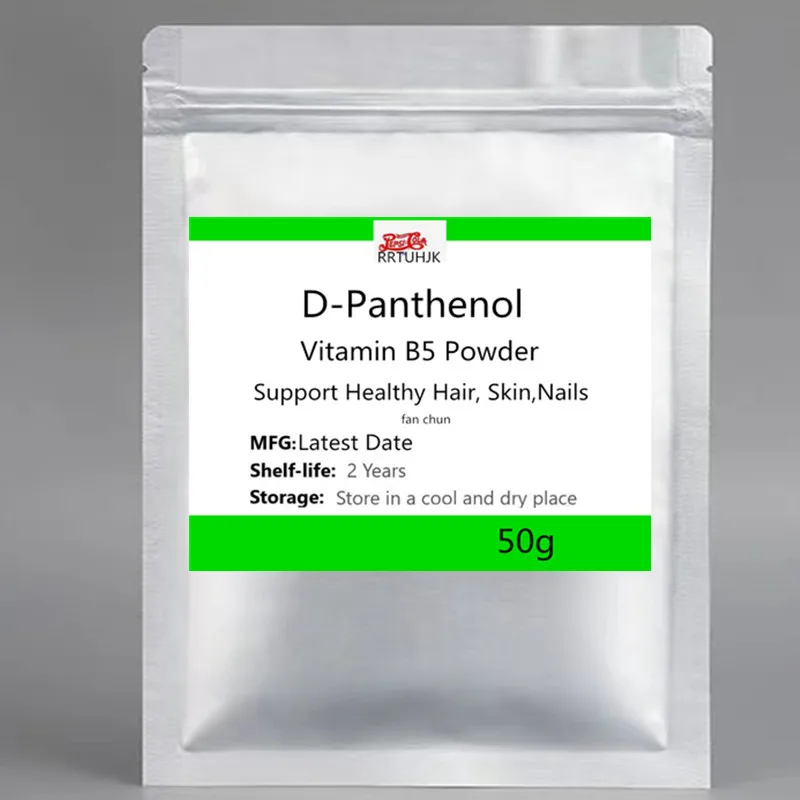 100g-1000g Premium D-Panthenol Powder Vitamin B5,Support Healthy Hair, Skin,nails,Free Shipping