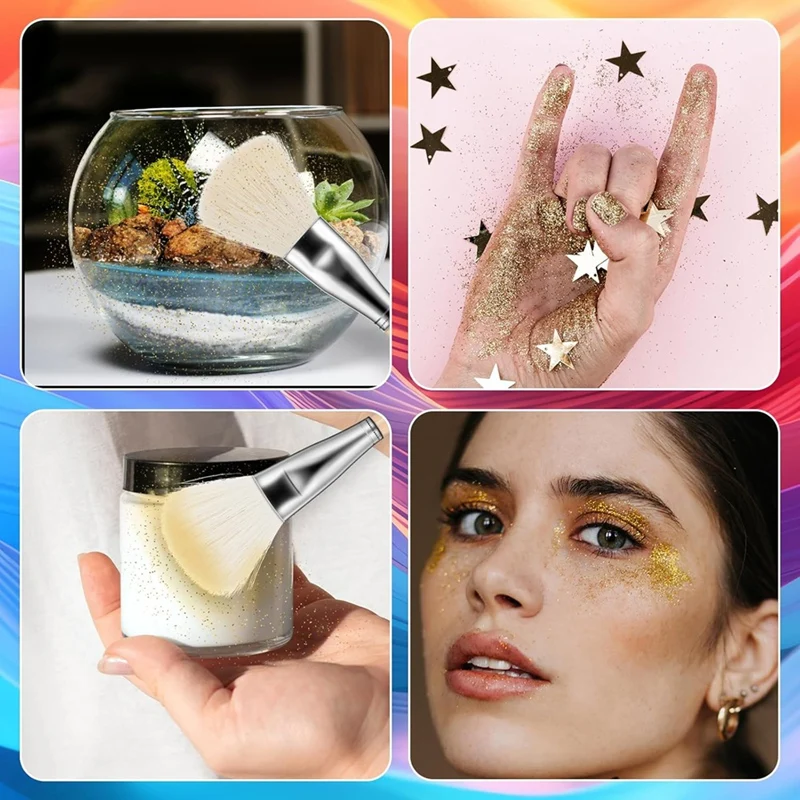 Acrylic Painting Mop Brushes Various Sizes Paint Brush Set With Wooden Handle Acrylic Watercolor Oil Painting Face Art