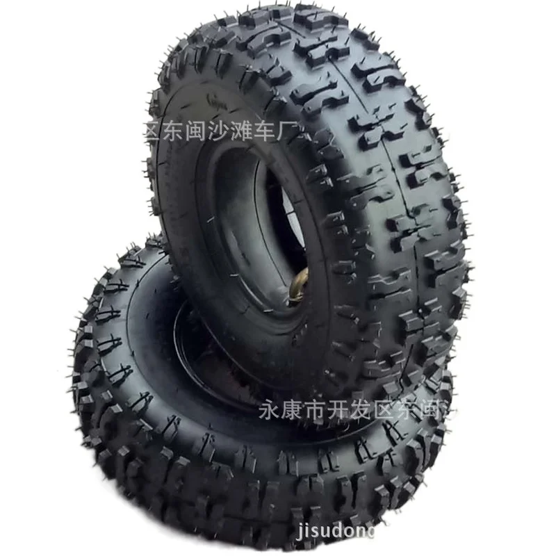High Performance 4.10/3.50-4 410/350-4 ATV Quad Go Kart 47cc 49cc Chunky 4.10-4 Tire Inner Tube Fit All Models 3.50-4 4\