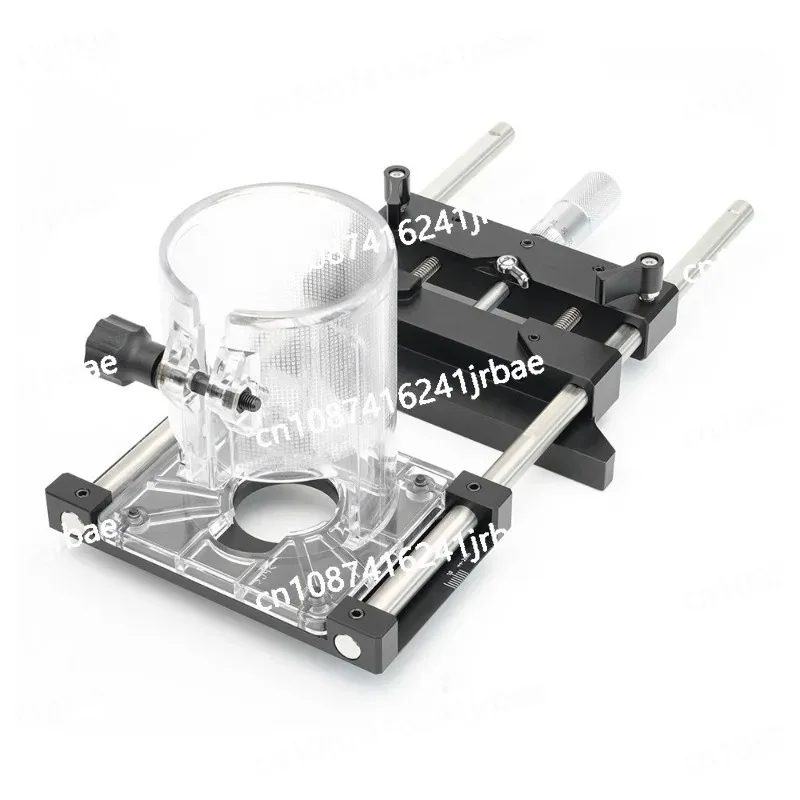 Woodworking Trimming Machine Linear Guide Rail Aluminum Alloy Edge Trimming Guiding Rule Fine-tuning Slot Tools for 65mm Trimmer