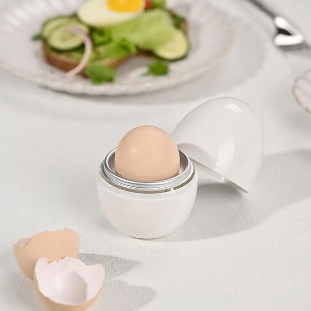 1pcs Microwave Egg Steamer Egg Kitchen Cooking Tool Easy Quick Egg Specific Heating Box