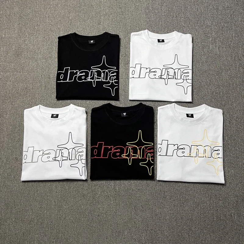 

2024 Original Label Limited Drama Call Tee Drama Letter Print Men Women Essential Single Product Drama Call Short Sleeve T-shirt