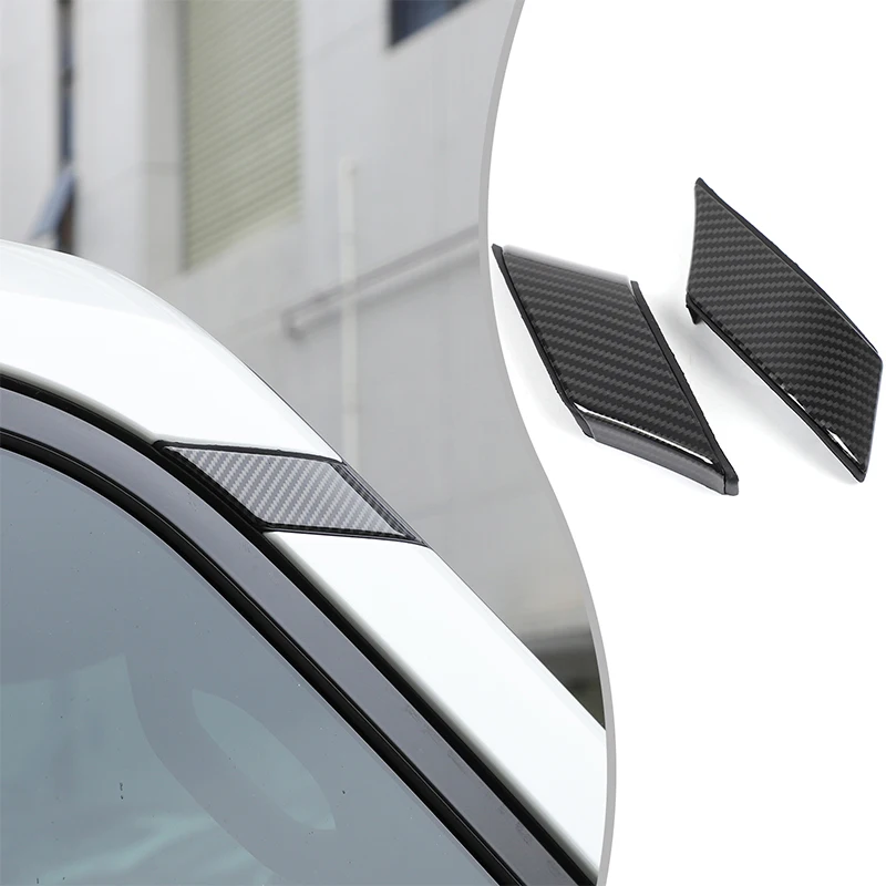 

ABS Carbon Fiber For Toyota Land Cruiser Prado 250 LC250 2024+ Car A-pillar upper end decorative cover accessories (Replacement)
