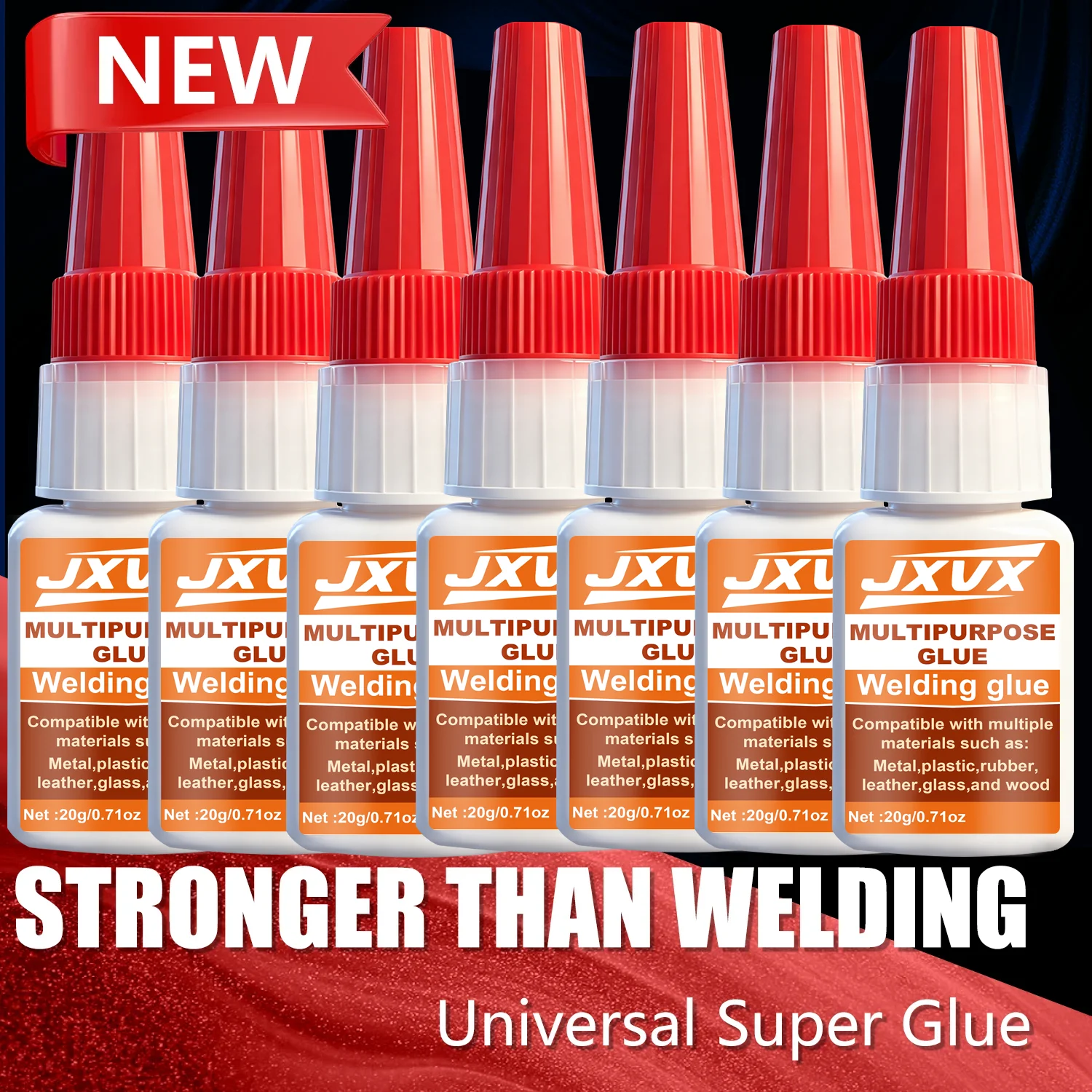 Adhesivo de soldadura resistente al aceite de alta resistencia, pegamento instantáneo súper fuerte, reparación universal de uniones metálicas, adecuado para metal, vidrio y madera.
