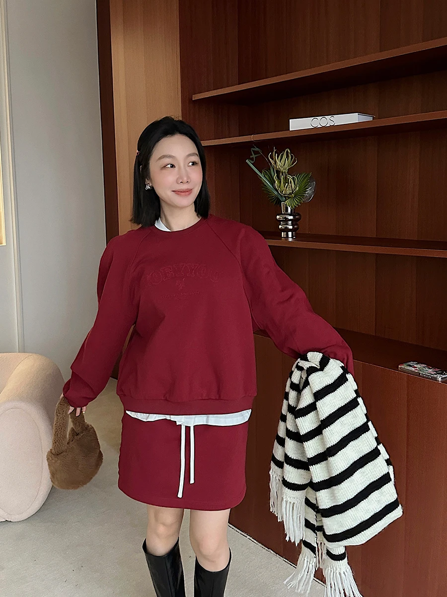 

Повседневный топ с вышивкой, юбка, брюки. Купить ручной магазин, вставка из хлопка, длинный свек, круглый Ne Commute Sle.