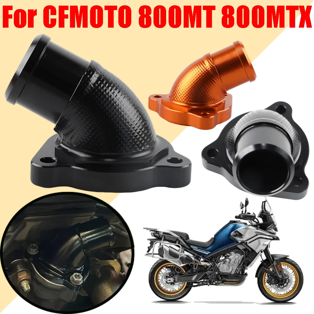 Para cfmoto 800mt 800 mt ipex 800 800mt-x 800mtx 800 mtx acessórios da motocicleta termostato habitação capa conexão de tubulação de água