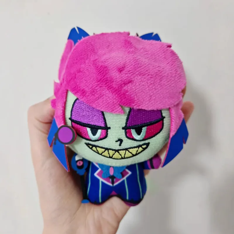 10cm Anime Hell Inn Cotton Doll Hazbin Hotel Lucifer Peripherals Toy Hot Movie Cute Imitation Plush Doll Pendant Gift For Kids