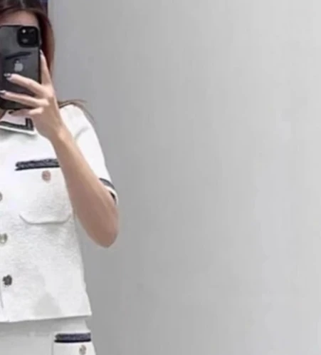 

Осенне-зимние женские элегантные костюмы-двойки 2023 года с контрастными лацканами, вязаные кардиганы или узкие юбки