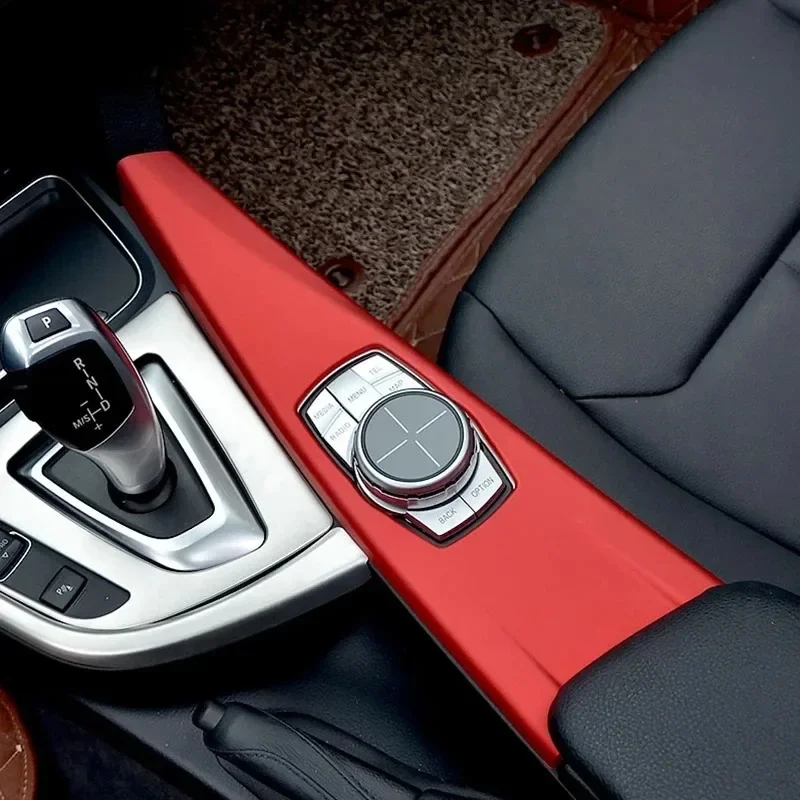 

Для BMW 3 4 серии 3GT F34 F36 F30 13-18 Автомобильная крышка мультимедийной панели iDrive, центральная переключение передач, мультимедийная кнопка, накладка
