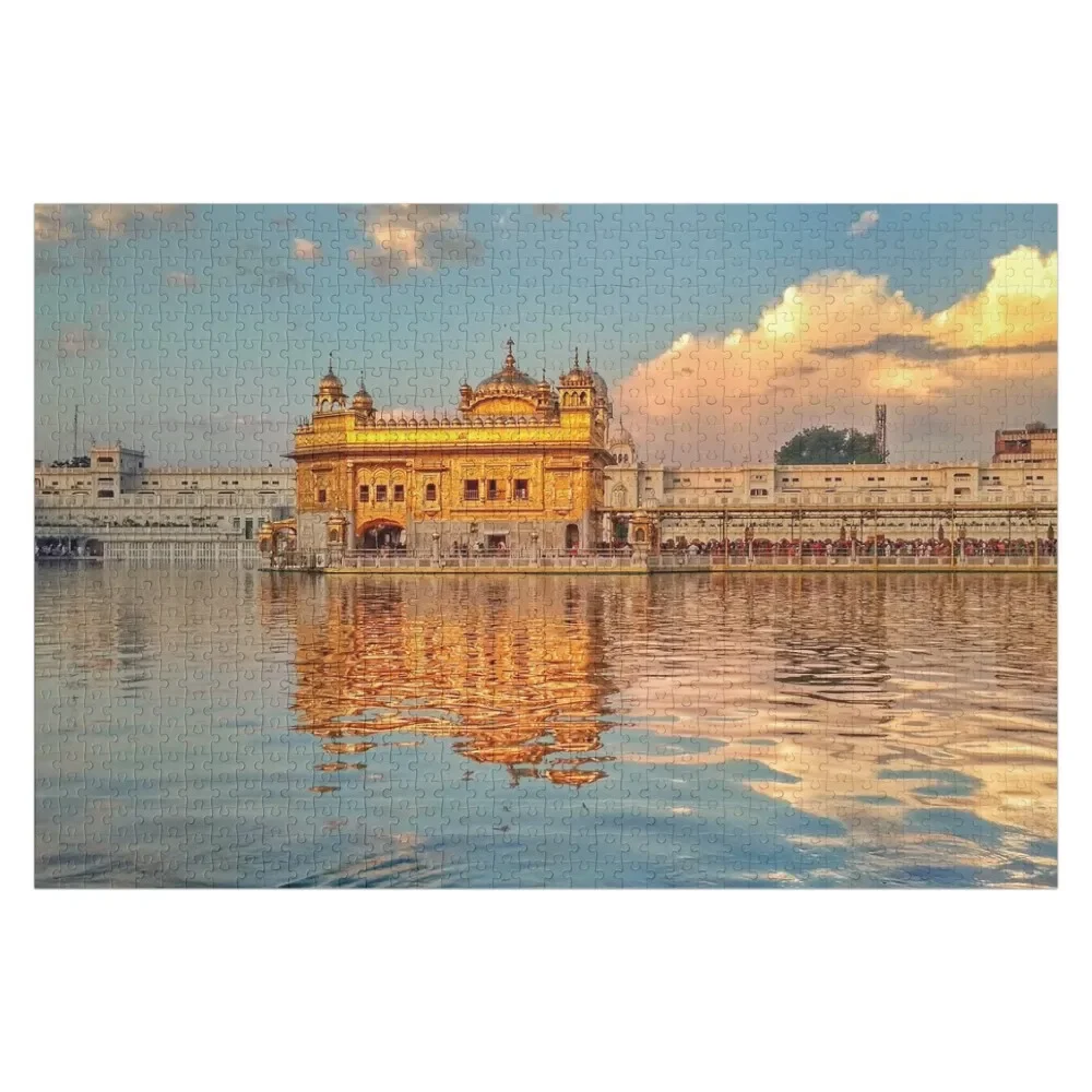 The Golden Temple - Sunrise Morning View Jigsaw Puzzle Scale Motors Personalised Custom Gifts Puzzle