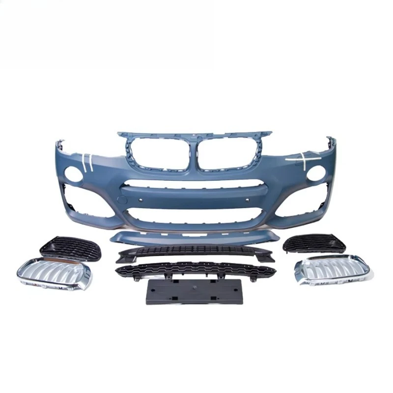 

X3 F25 MT Style Body Kit PP Material 2014 Year- Car Bumper Over Fender Front Grille Full Set Auto Parts