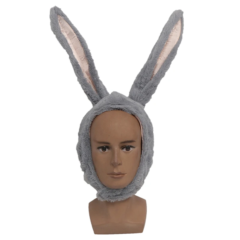 Cute Girl Hat Plush Rabbit Bunny Ears Hat Earflap Cap Head Warmer Photo Supplies